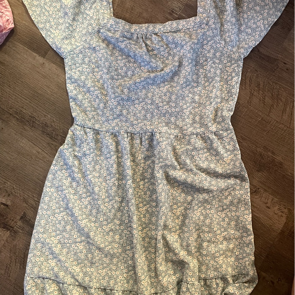 Blue dress